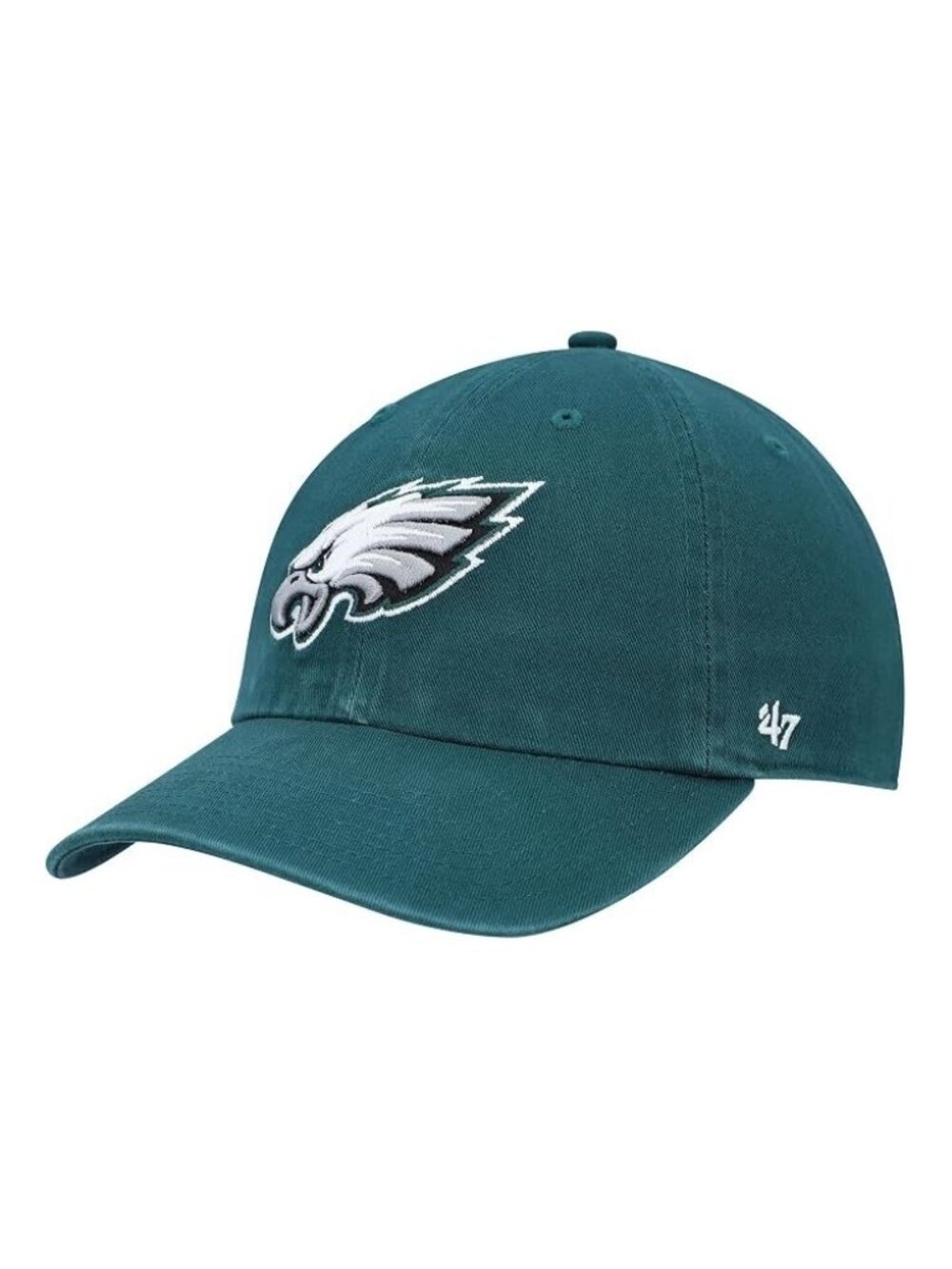 '47 Clean Up Philadelphia Eagles Adjustable Hat Midnight Green